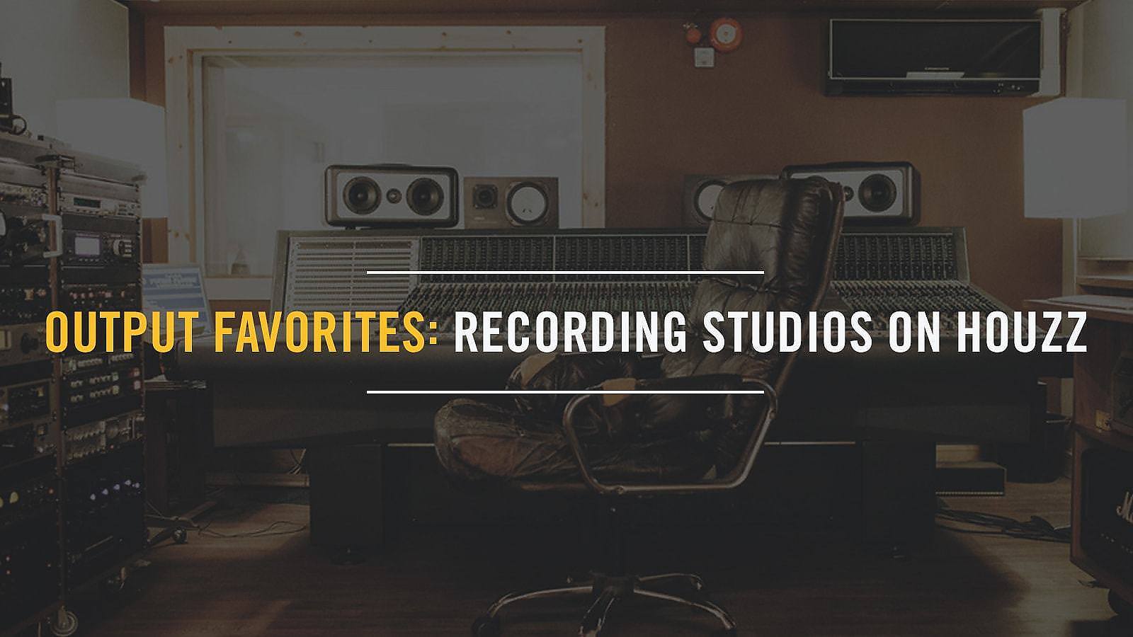 9 Incredible Home Recording Studio Ideas on Houzz - Output