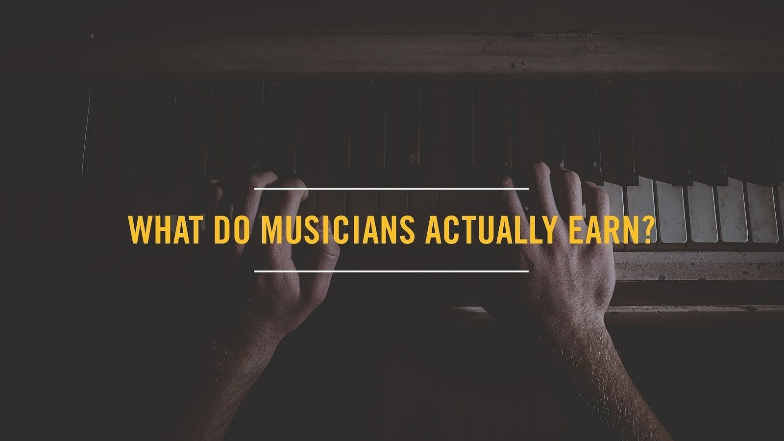 What Do Musicians Actually Earn? By Output