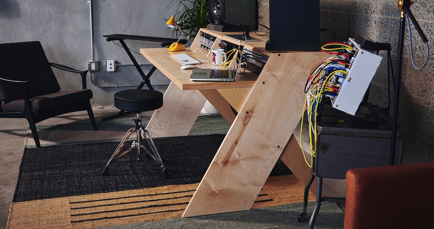 Output Platform music studio desk