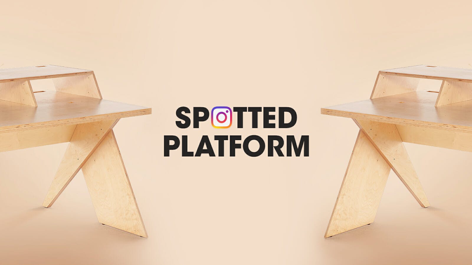 Spotted: Platform desk in your home