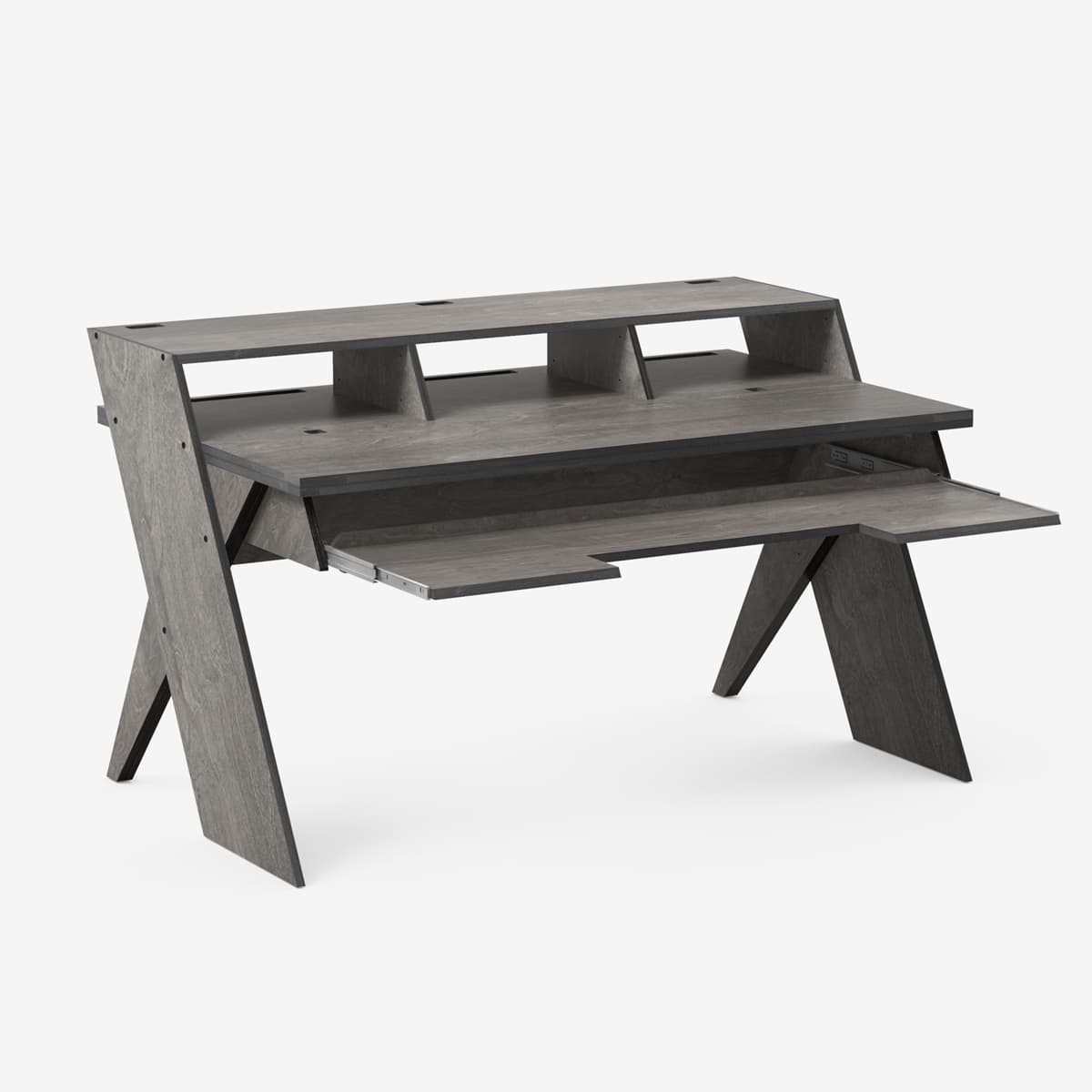 output desk grey