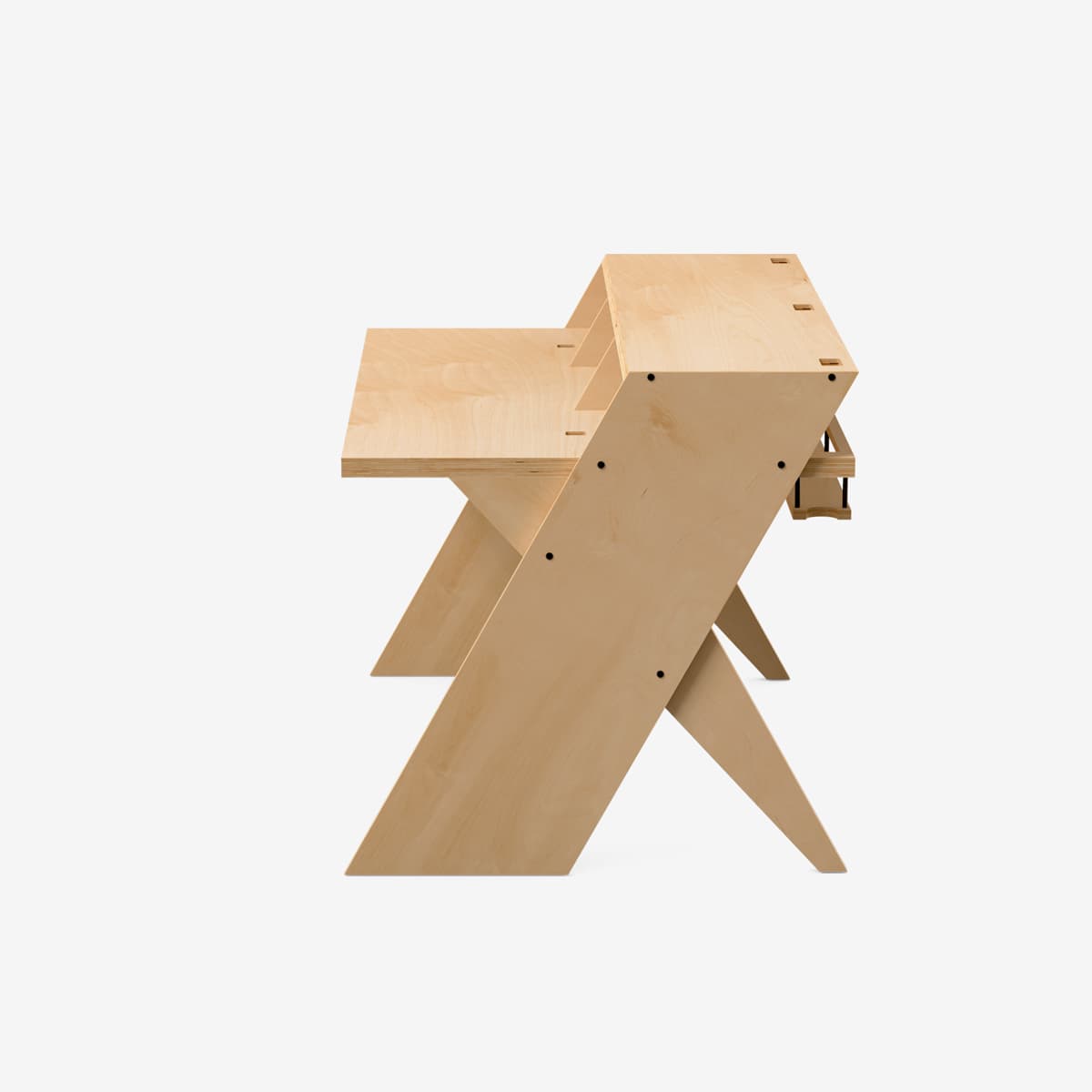 Natural Color Platform Desk