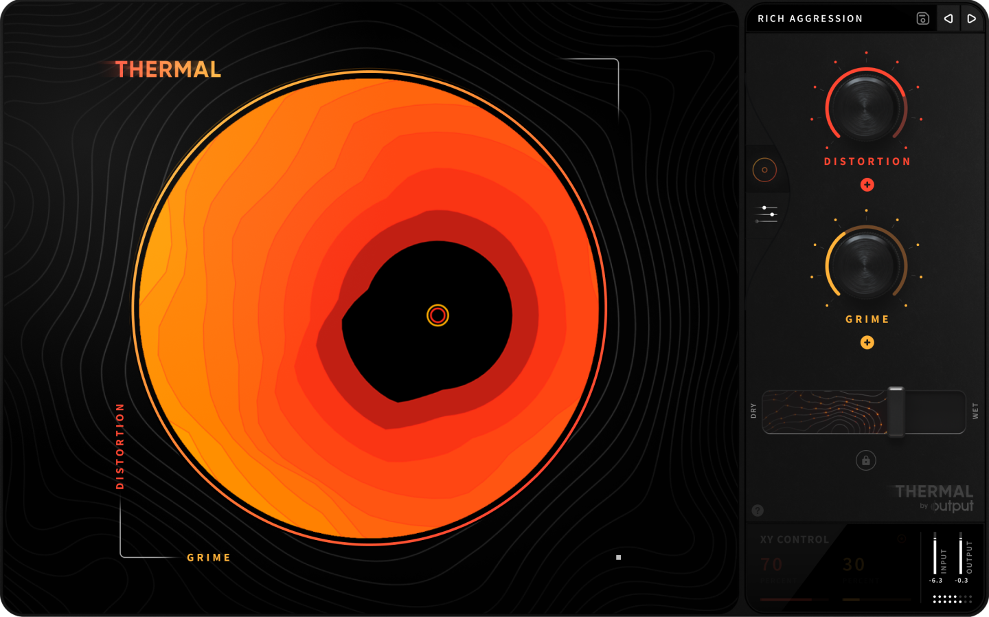 Output Thermal Interactive Distortion Plugin