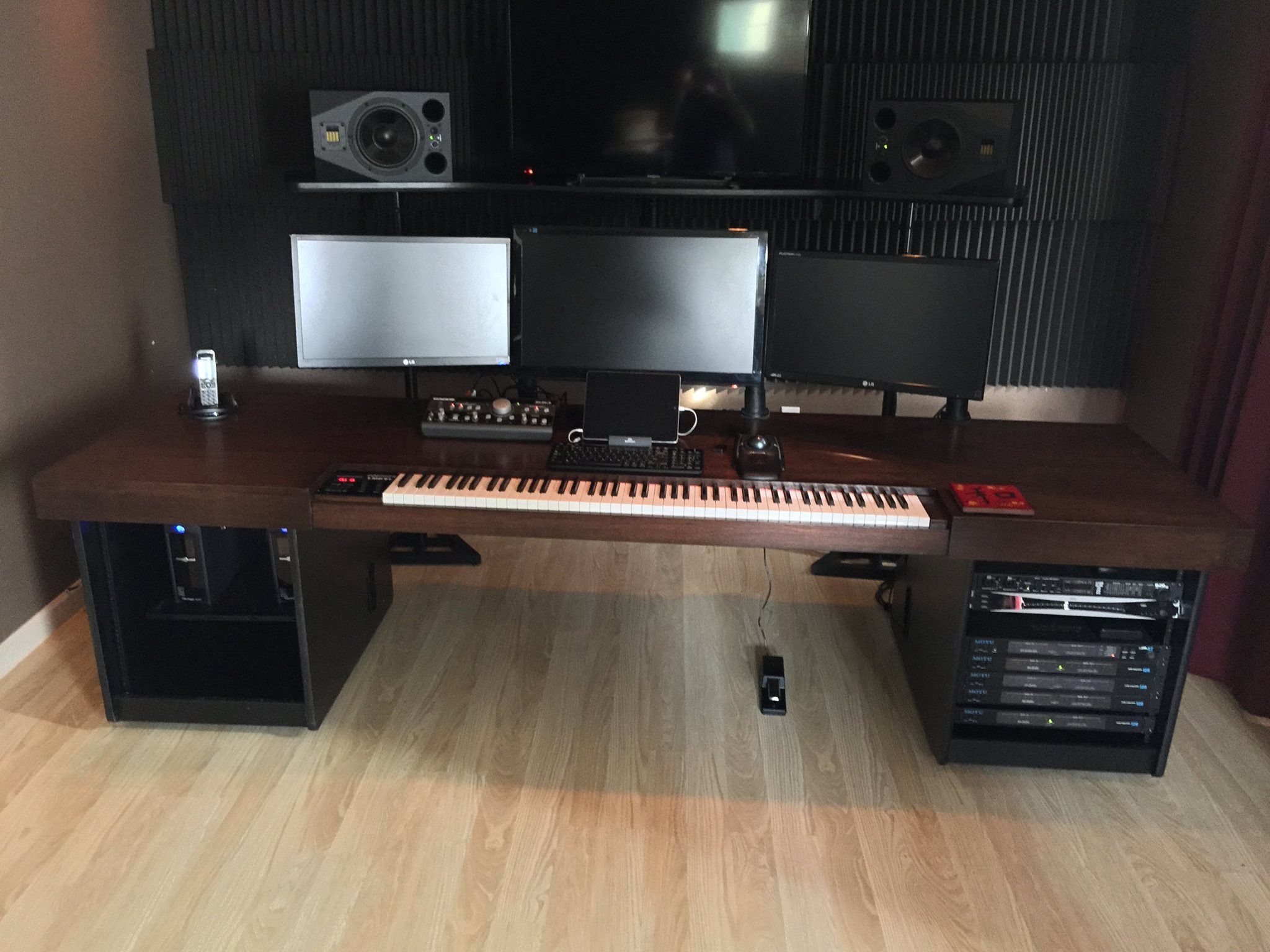 2 tier studio desk