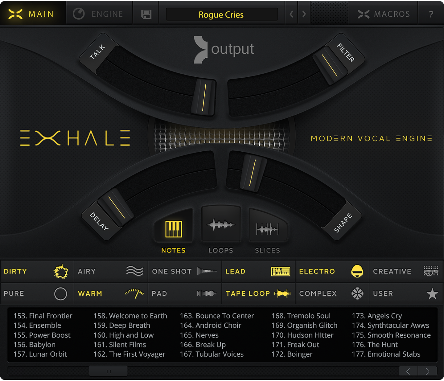 Exhale - Modern Vocal Engine | Output