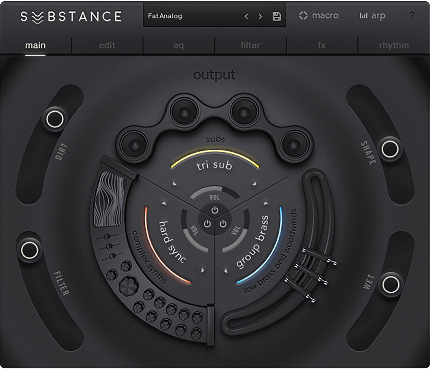 how many presets are in exhale by output