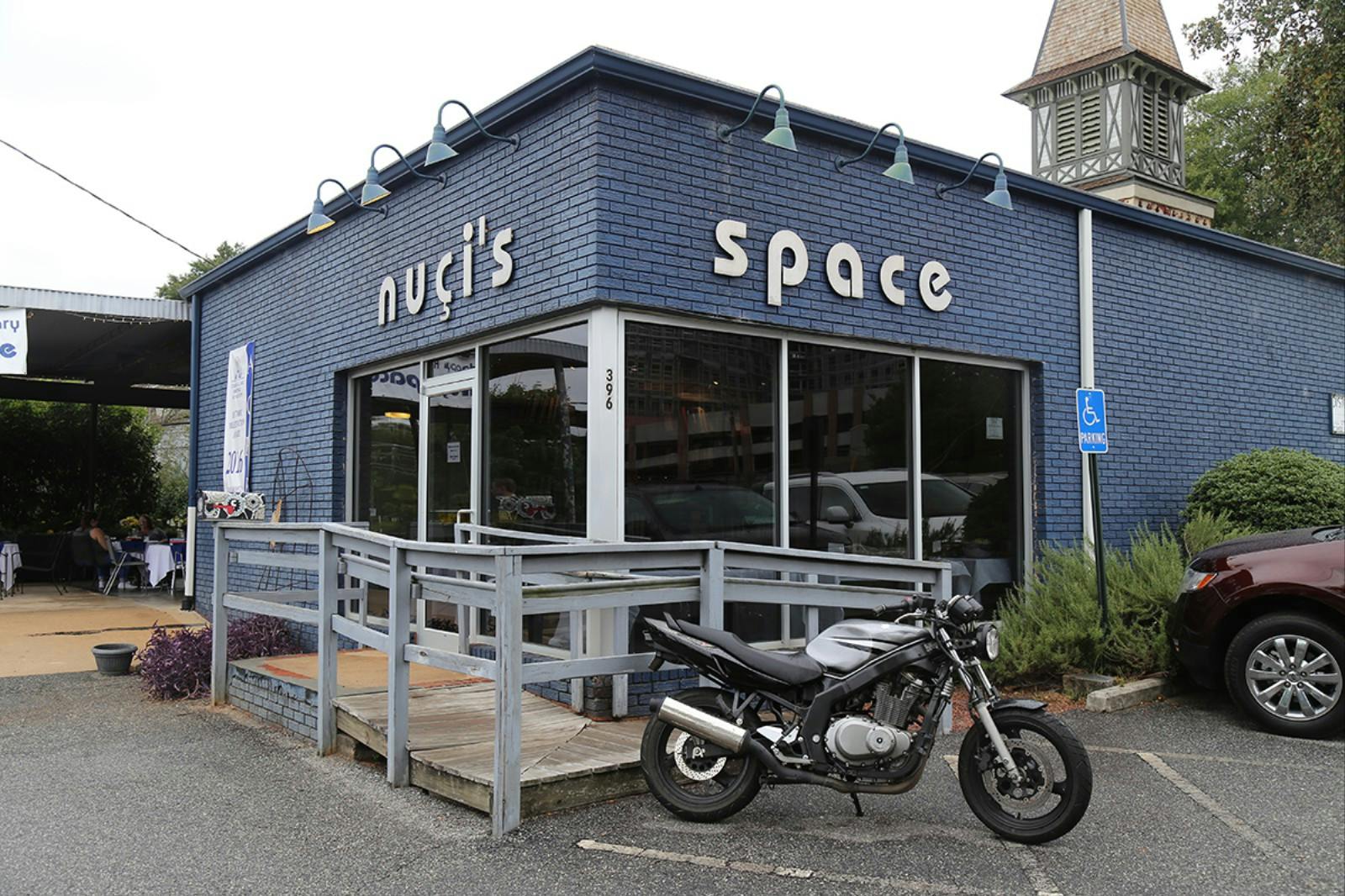 Nuçi’s Space building, a place for musicians and mental health.