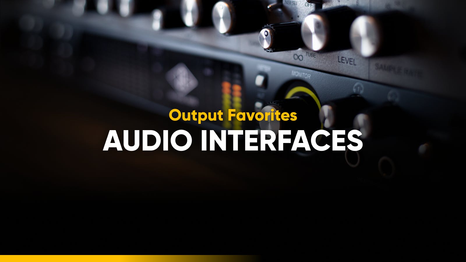 Interfaces audio 