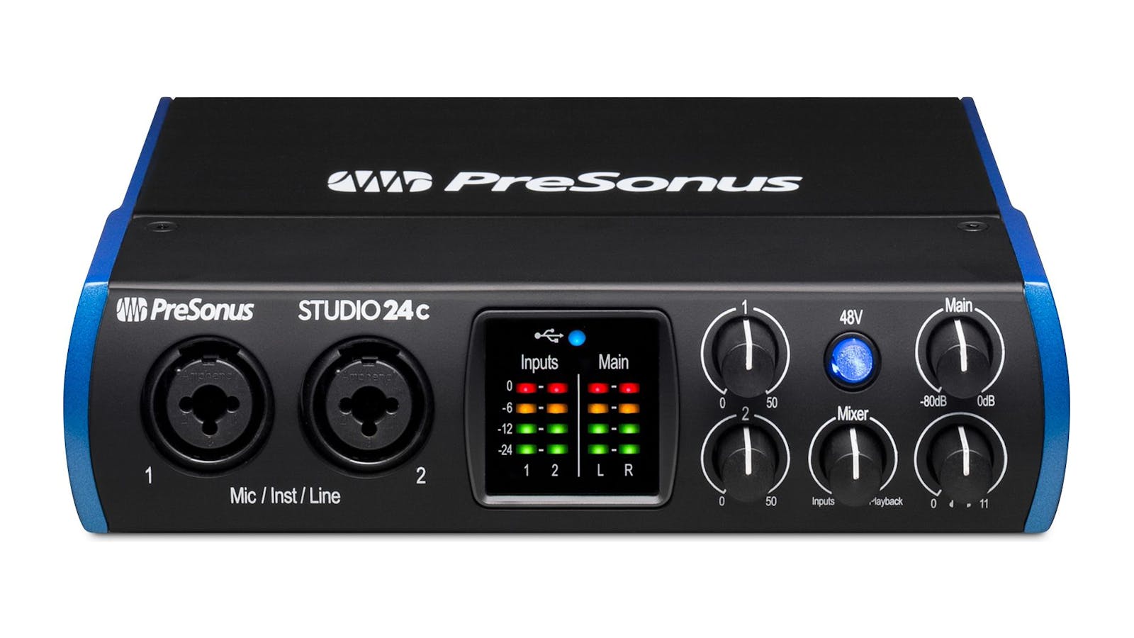 Interface de áudio PreSonus Studio 24C