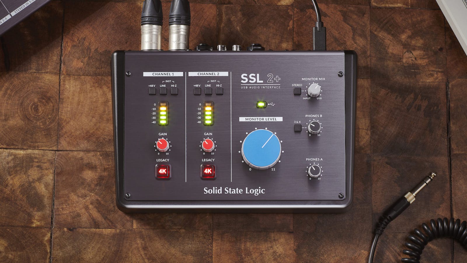 Interface de áudio Solid State Logic SSL2+