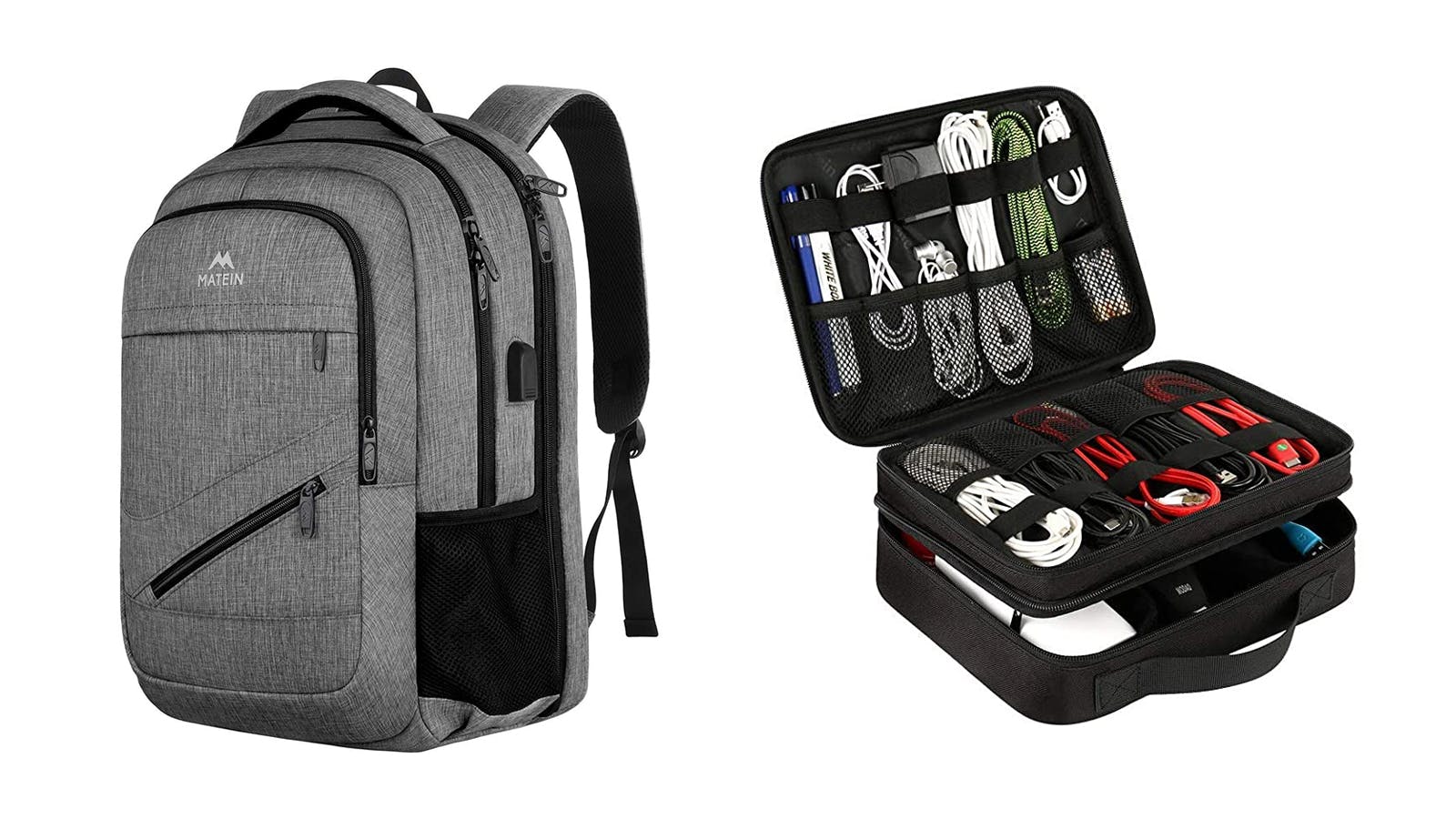 Designer Backpack External USB Charge Backpacks 15