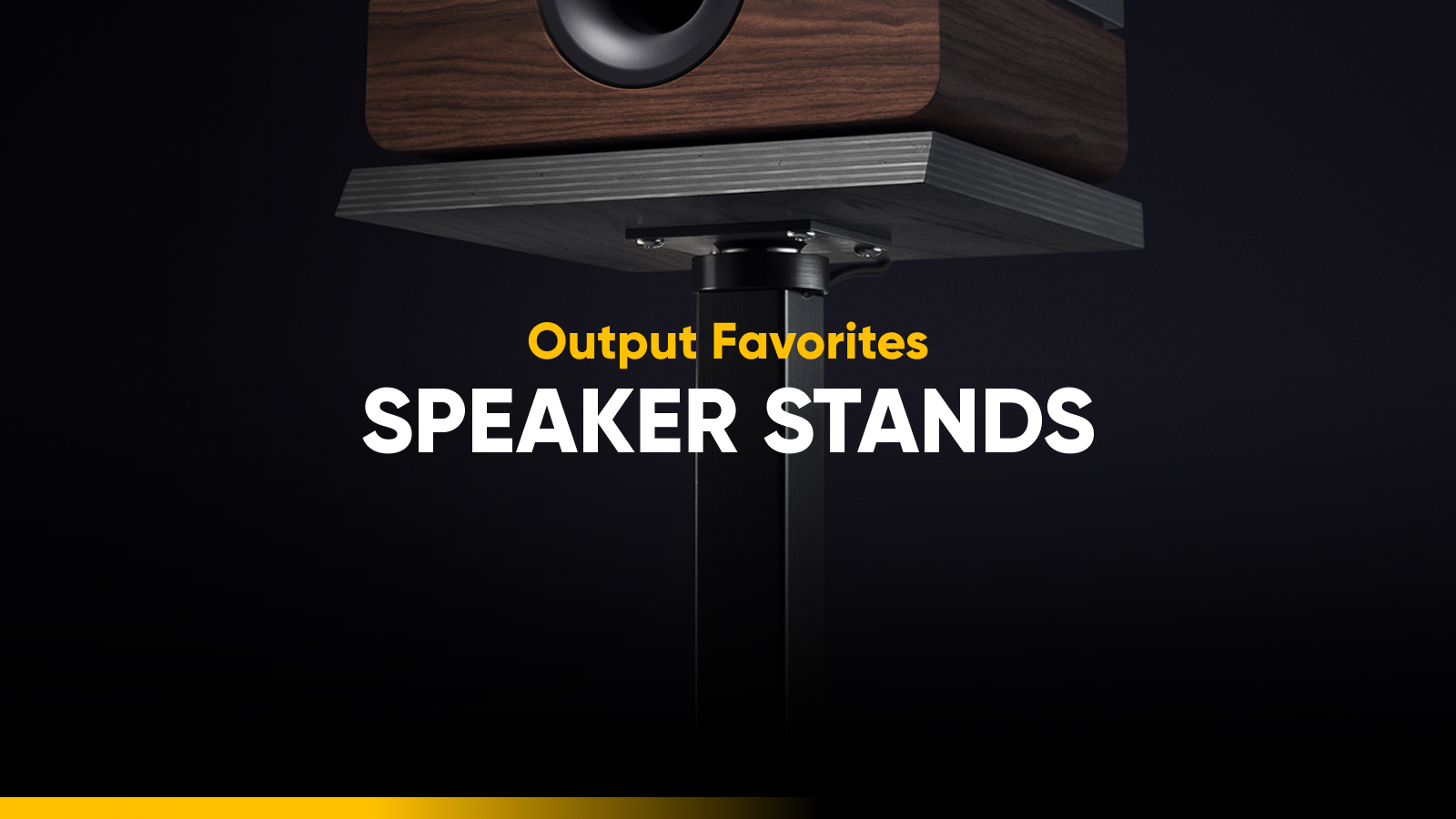 Best bookshelf hot sale speaker stand