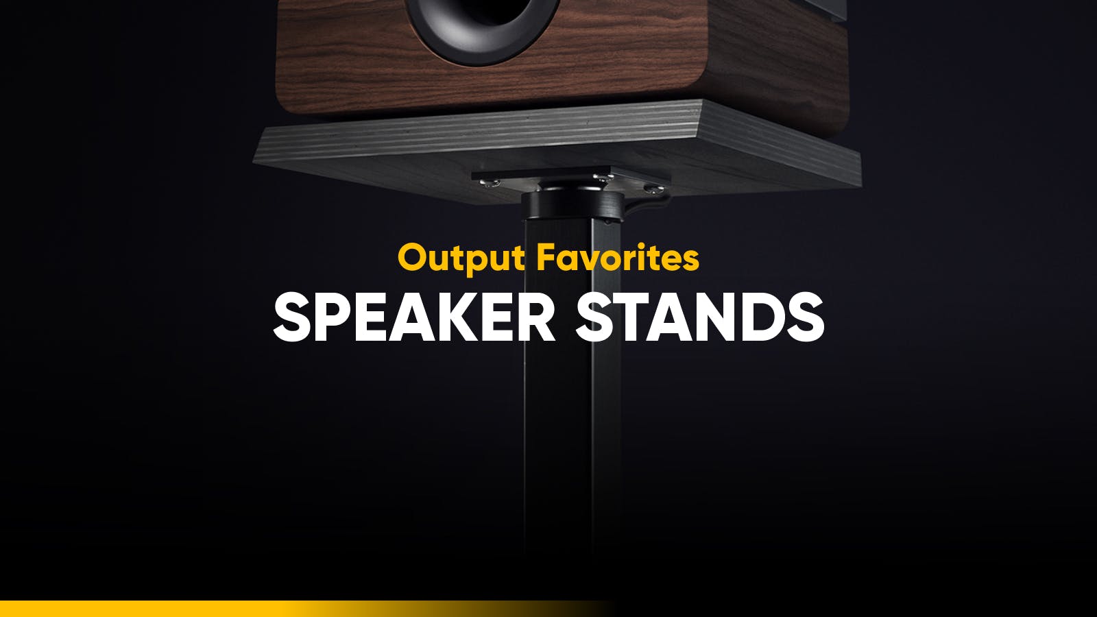 Bookshelf Speaker Stand, Solid Wood Speaker Stand