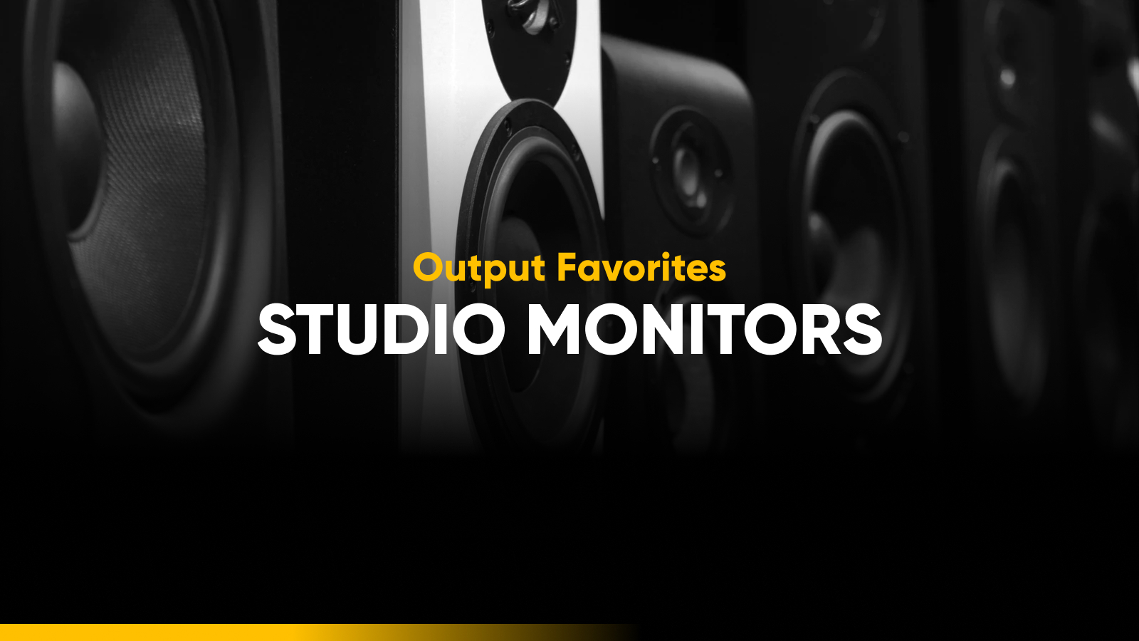 Best studio monitors list