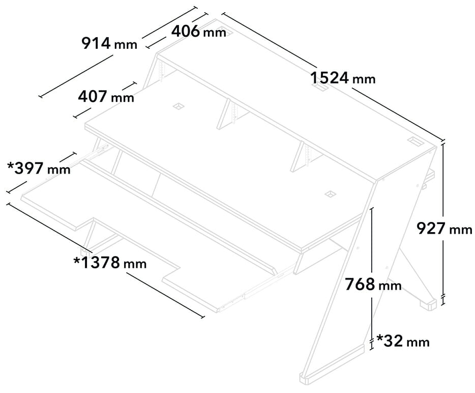 Output platform desk чертежи